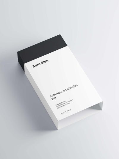 Anti-Ageing Collection Box by Auro Skin – rejuvenates and restores youthful, radiant skin.