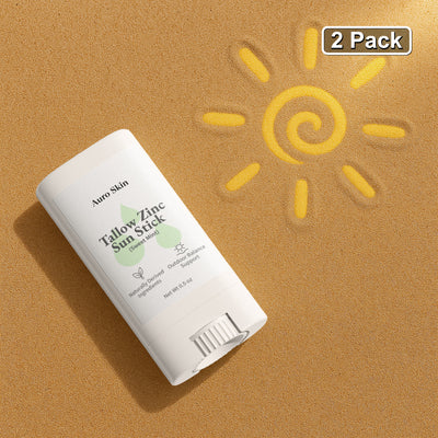 2 Pack Tallow Zinc Sun Stick Auro Skin