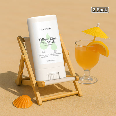2 Pack Tallow Zinc Sun Stick Auro Skin