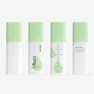 Natural anti-aging face cream with botanical extracts and vitamins