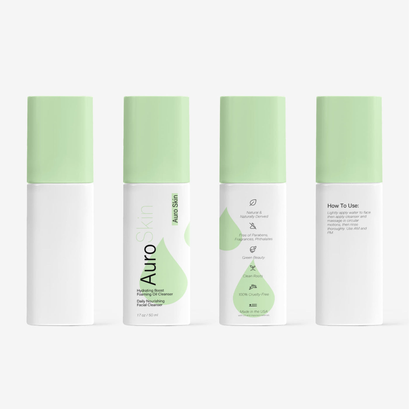 Gentle facial cleanser that removes makeup and impurities