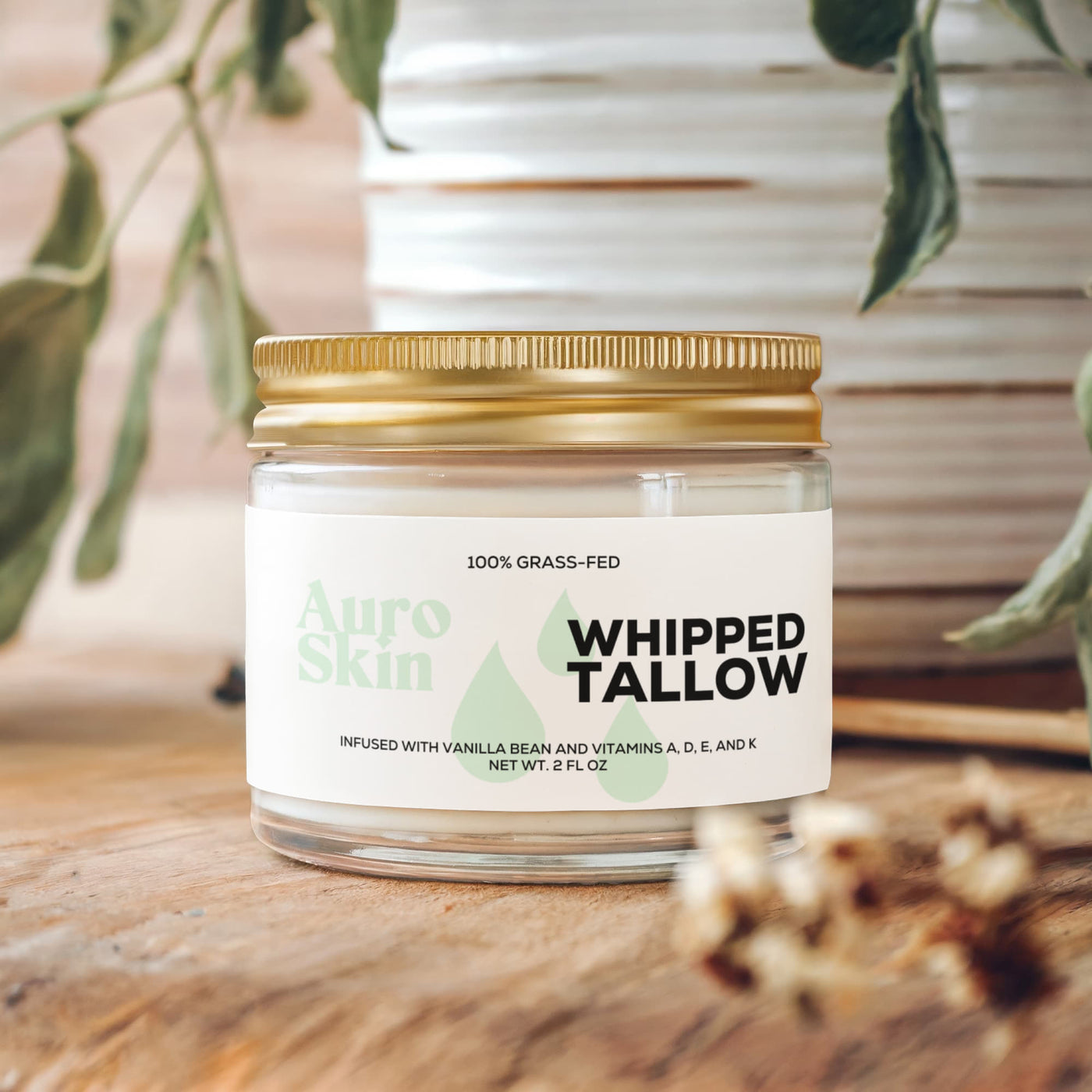 Whipped Tallow Balm with Vanilla Bean