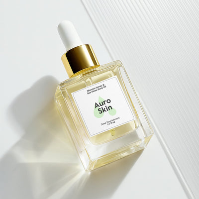 Organic nourishing body oil infused with Manuka honey and sea minerals