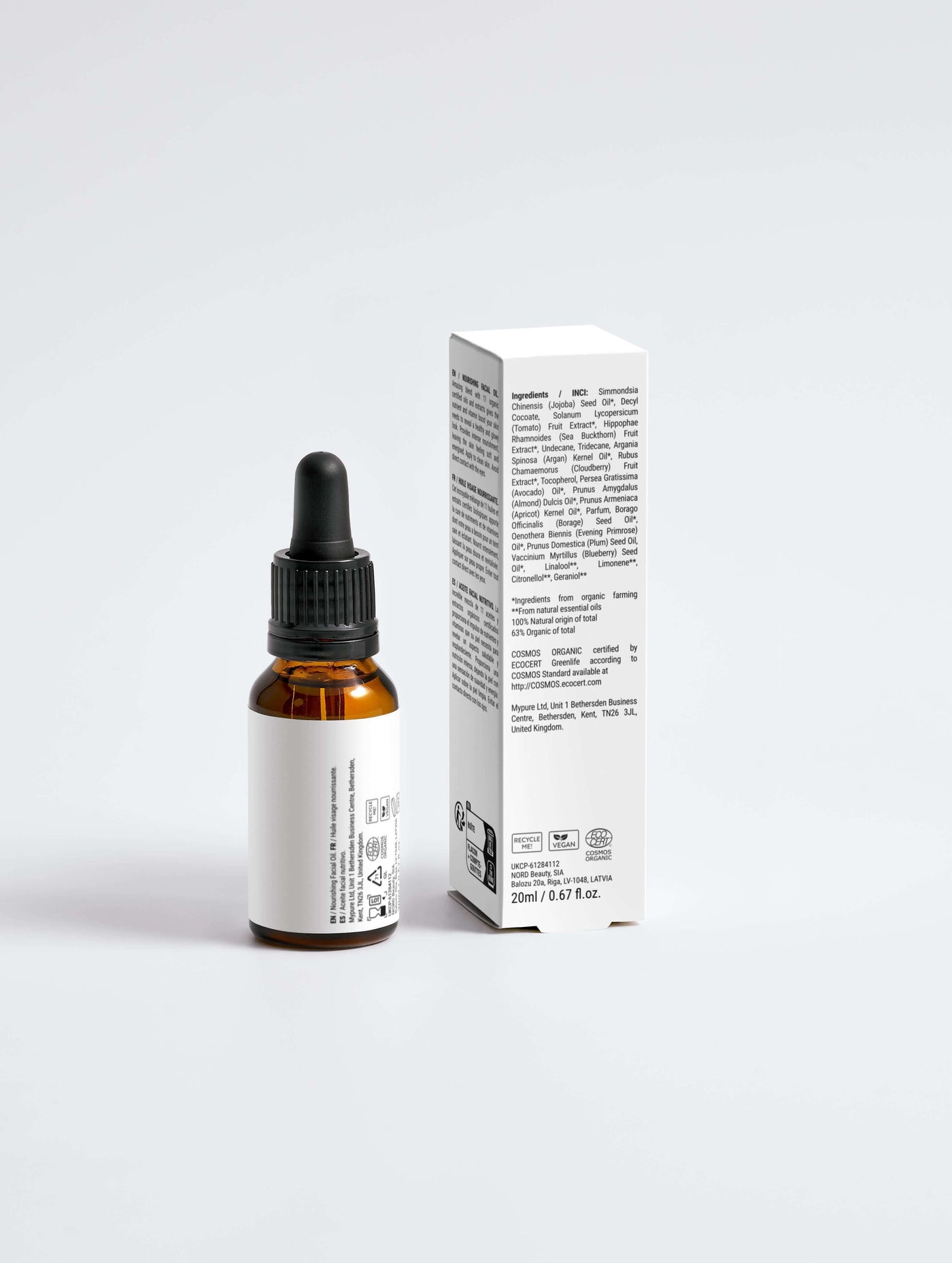 Nourishing Facial Oil by Auro Skin – lightweight formula that softens, smooths, and revitalizes skin.