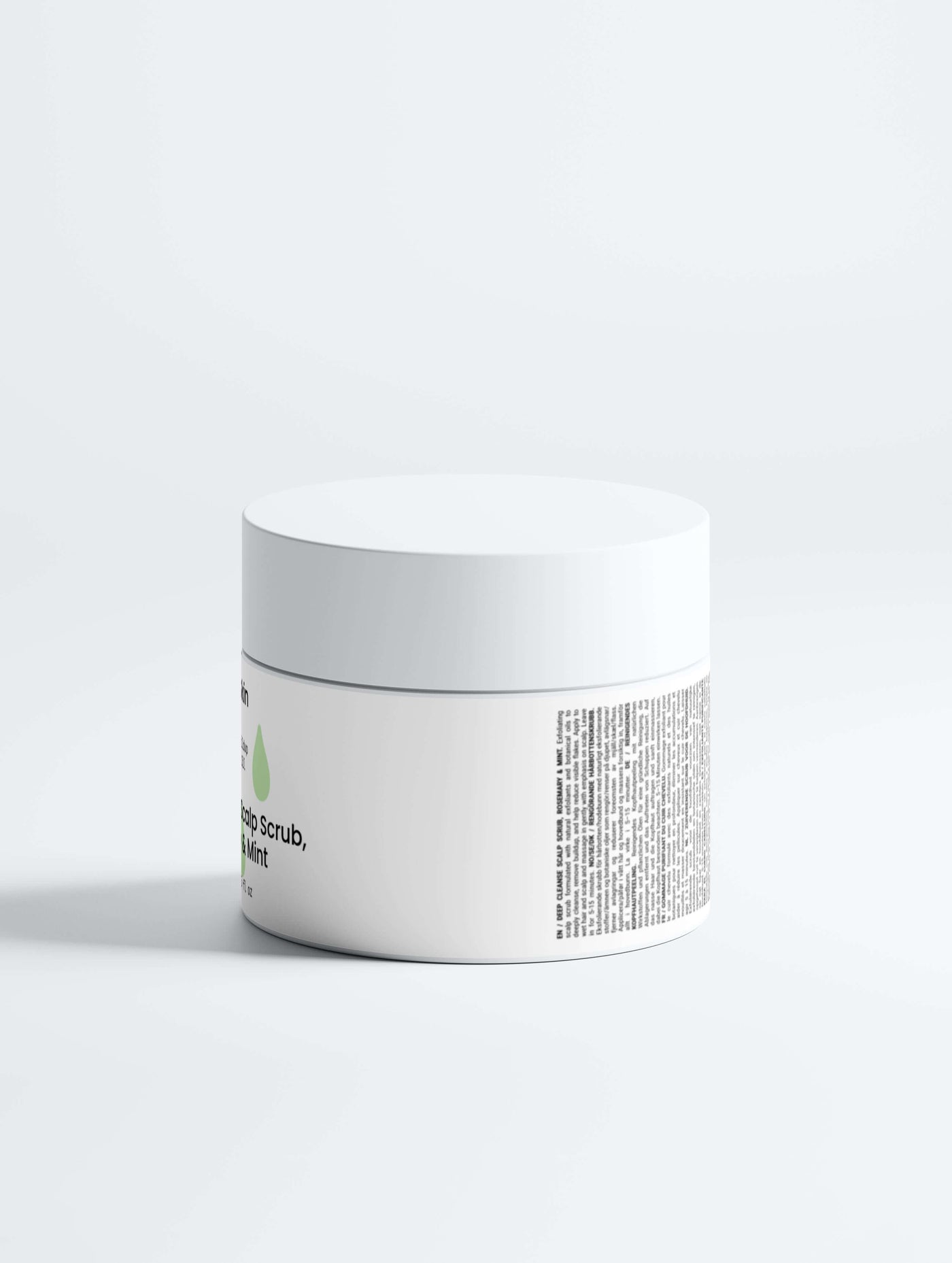 Refreshing Deep Cleanse Scalp Scrub infused with Rosemary and Mint for balanced scalp care.