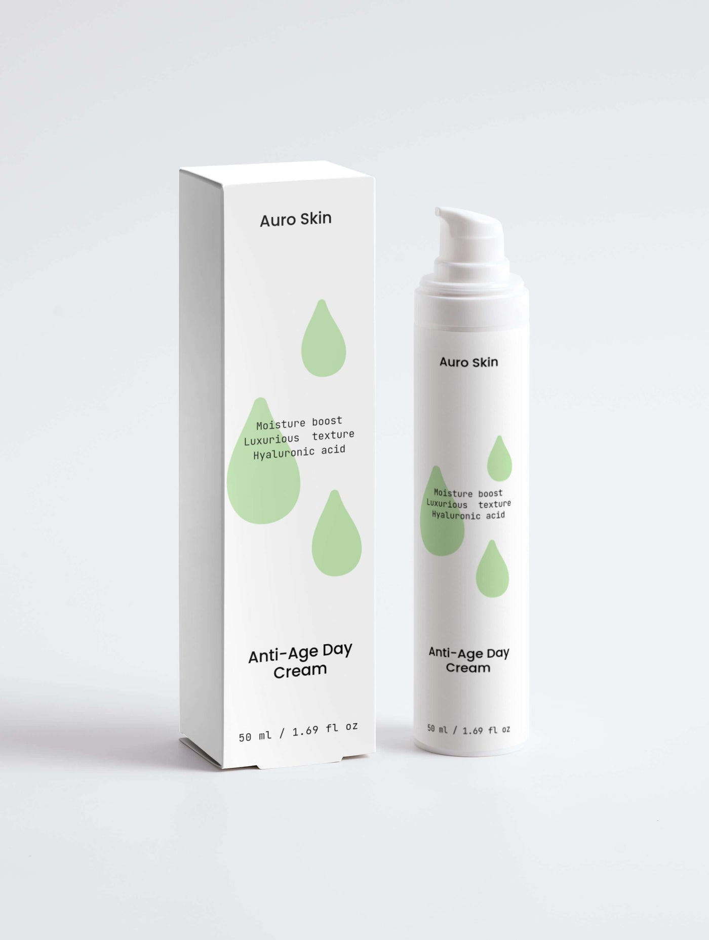 Auro Skin anti-aging set – nourishing creams, serums, and oils for a youthful glow.